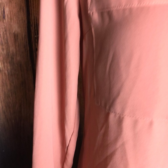 Express Portifino Long Sleeve Button Down Blouse - Picture 3 of 6